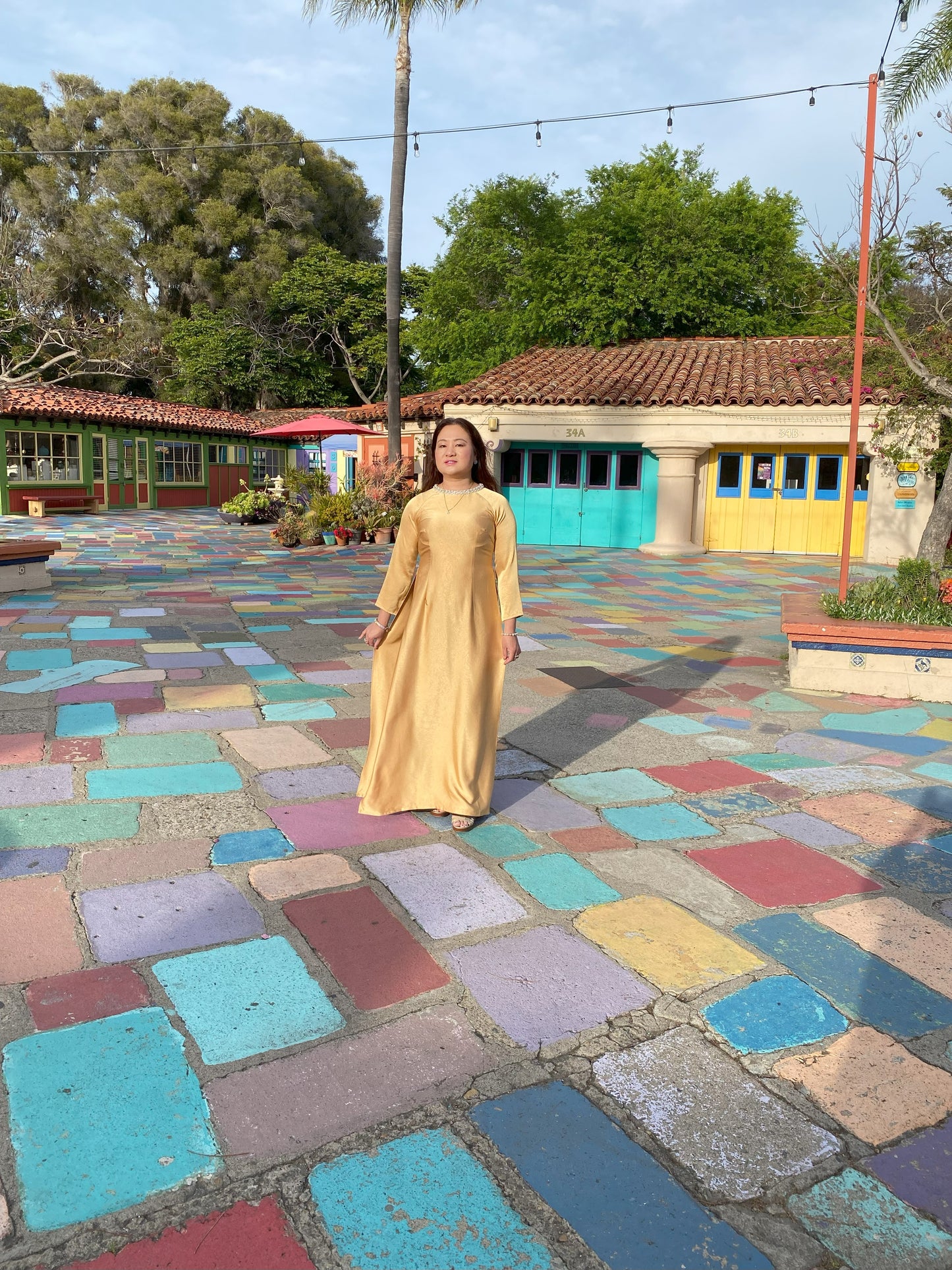 1. Ao Dai tron dinh co