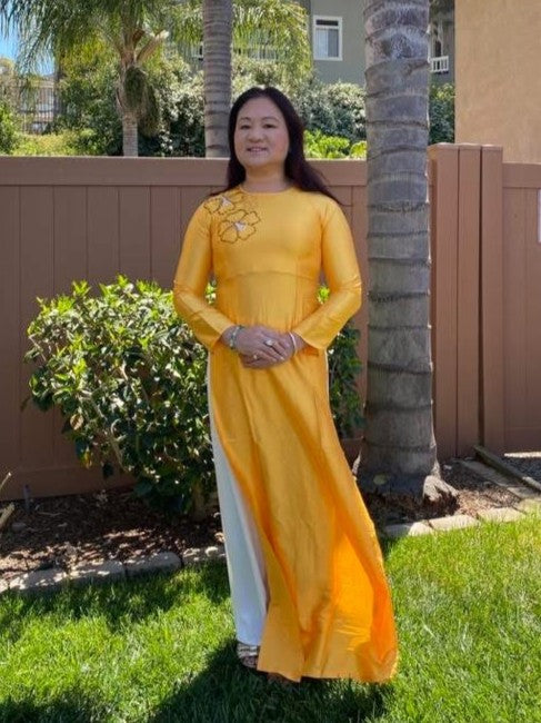 PS-1: Ao Dai dinh nhe vai premium
