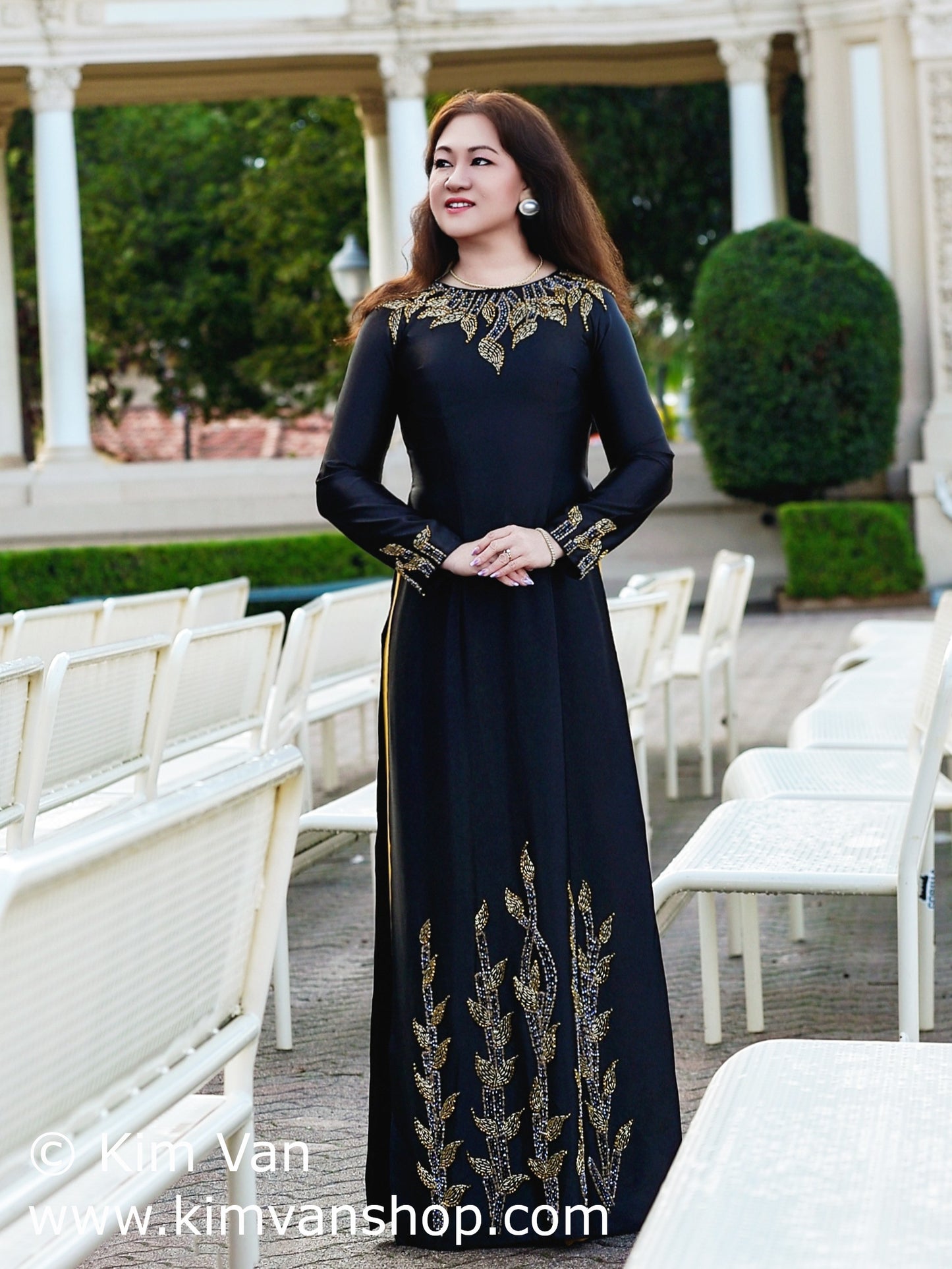 PR9999-DD1: Ao Dai 9999 cao cap dinh da.