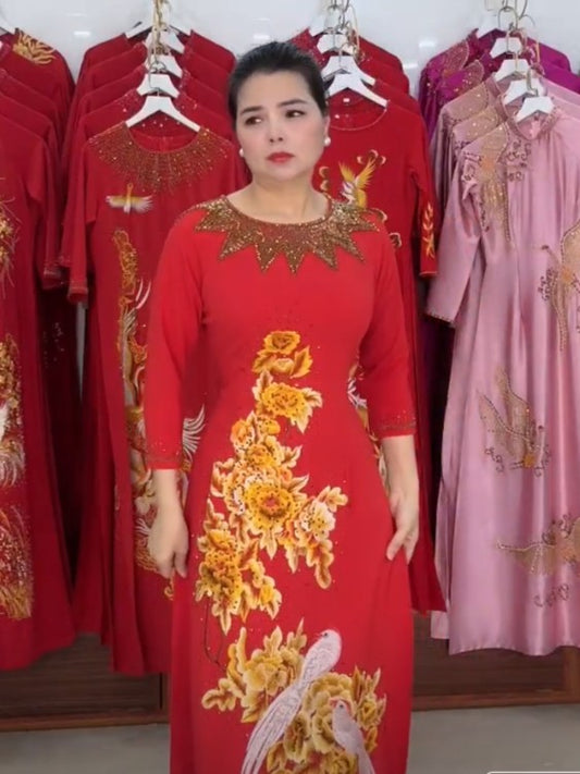 2. Ao co dau, ba sui, dam cuoi