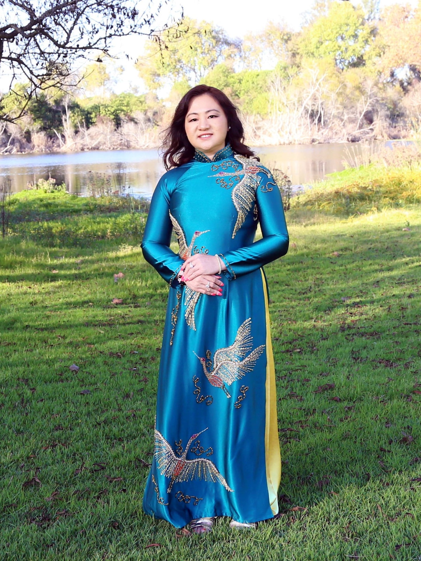 RB-11: Ao Dai 9999 stone attachment, big bird.