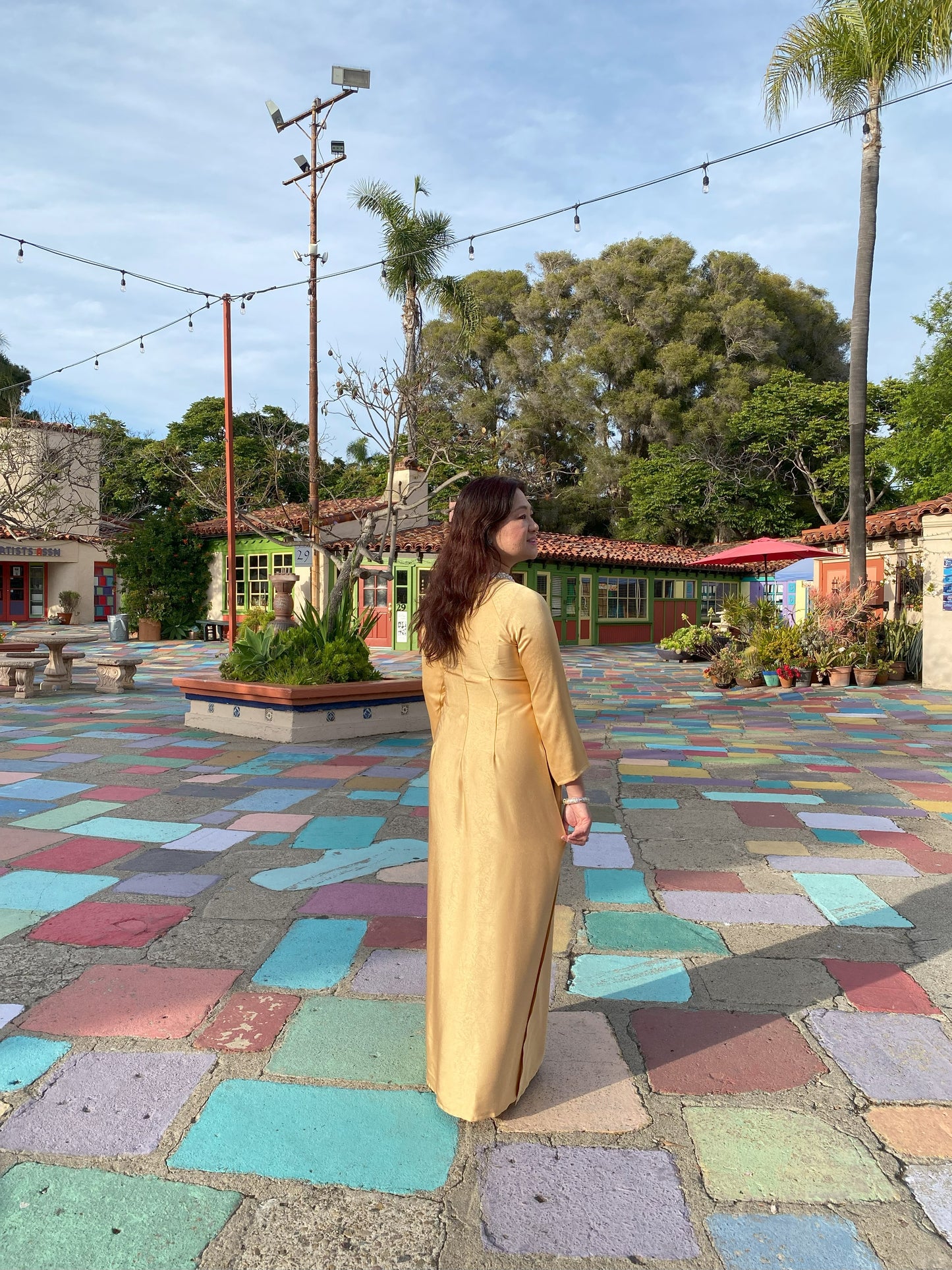 1. Ao Dai tron dinh co