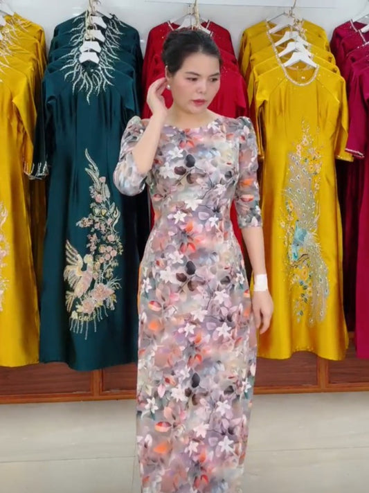 HQ-8: Ao Dai lua Han mix 3D